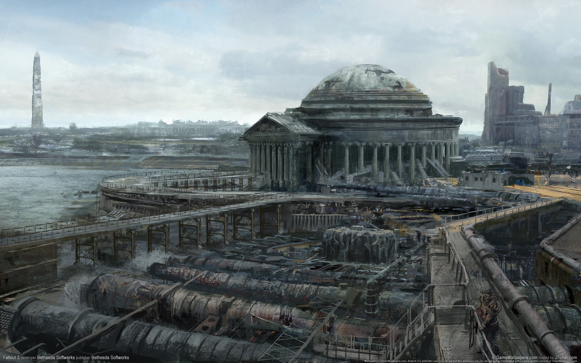 fallout город руины